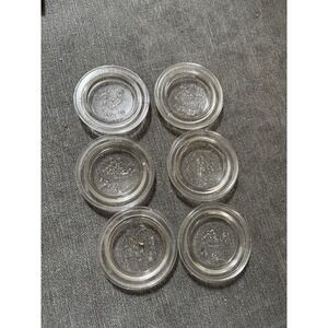6 BALL No. 10 Standard Clear Glass Canning Lid for Mason Jars Lot10